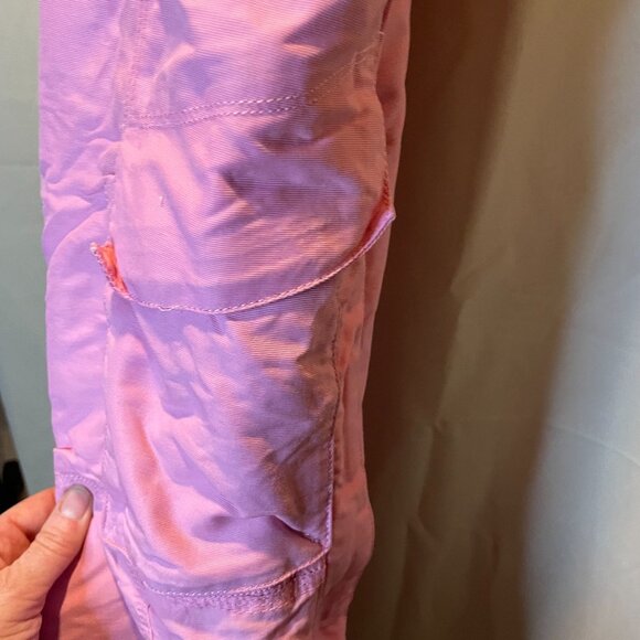 Arctiva Youth Aurora Snow/Snowmobile Bibs Size 18 Pink Adjustable snowpants girl - Picture 8 of 9